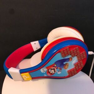 Rare Super Mario Kids Headphones, Volume Reduced /Tested